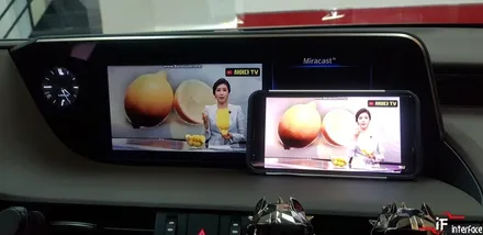 렉서스 ES300h 미라프리 (Mira free)장착, 미러캐스트 주행락 해제 / 부산 남구