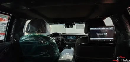 19년식 렉서스 LS500 S9 안드로이드 리어모니터 장착, 수입차 전차종 리어 모니터 장착 전문점 [인터페이스] / 부산 남구