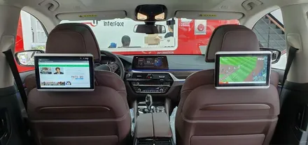 BMW 620d 안드로이드 모니터 S9, 뒷좌석 모니터, 리어모니터 설치, / 부산 남구