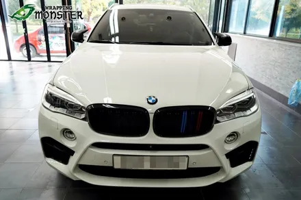 수입차 랩핑을 하려면 어디로가야 하나요? BMW X6 사이드미러 브러쉬블랙 랩핑~!수입차 랩핑전문시공점 랩핑몬스터~ / 청주 내덕동