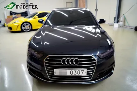 [전체랩핑] 아우디 뉴 A6 40tdi 글로스위키드 전체랩핑 시공~ / 청주 내덕동