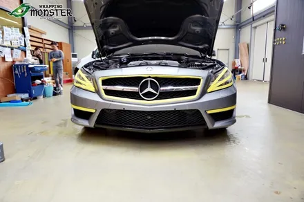 [PPF]벤츠 CLS 63AMG 앞,뒤 범퍼+라이트 몬스터가드PPF & 테일램프 스모그 필름 시공~!! PPF 시공도 랩핑몬스터~! / 청주 내덕동