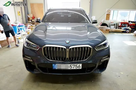 [부분랩핑] BMW X5 윈도우몰딩 유광블랙 랩핑 시공~!!수입차 부분랩핑도 역시 랩핑몬스터~!! / 청주 내덕동