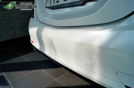 강렬한 빛의 향연~!벤츠 뉴 S500 다이아몬드 화이트 전체랩핑 시공~ / 청주 내덕동