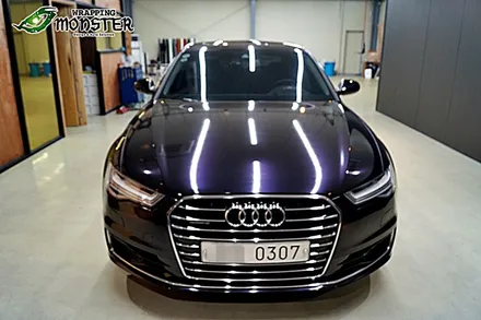 [전체랩핑] 아우디 뉴 A6 40tdi 글로스위키드 전체랩핑 시공~ / 청주 내덕동