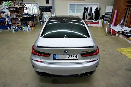 [전체랩핑] BMW 340i 사틴실버 전체랩핑 시공~!!퍼포먼스에 어울리는 최고의 컬러!! 풀랩핑도 역시 랩핑몬스터~!! / 청주 내덕동