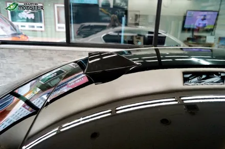 루프스킨은 역시 고선명 유광필름 탑폴리에만한게 없네요~BMW 520d 탑폴리에 루프스킨 시공~ / 청주 내덕동