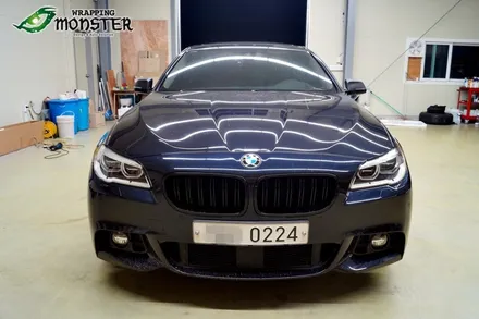 [실내랩핑] BMW 520d 사이드미러 & 실내트림 3d카본 랩핑~~ / 청주 내덕동