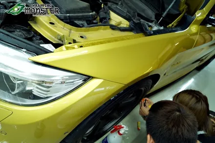 강력한 성능의 카리스마!!BMW M4 몬스터가드 PPF 프론트 페키지 시공~ / 청주 내덕동