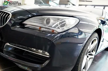 내차의 컬러를 원하는 컬러로 바꾼다! BMW 640d 미드나이트블루 메탈릭 전체랩핑~ / 청주 내덕동