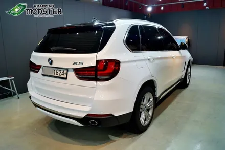 [청주전체랩핑] BMW X5 유광화이트 전체랩핑 시공~!!청주 수입차 랩핑전문시공~ / 청주 내덕동