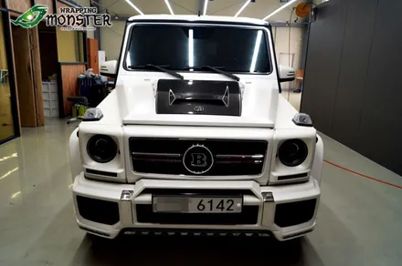 상남자에게 레알썬팅을 선물하다!벤츠 G바겐 63amg 브라부스 풀튜닝 솔라가드 HP새턴 풀썬팅&고농도 유리막 몬스터쉴드 시공~청주솔라가드,청주유리막,청주수입차전문 / 청주 내덕동