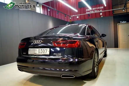 [전체랩핑] 아우디 뉴 A6 40tdi 글로스위키드 전체랩핑 시공~ / 청주 내덕동