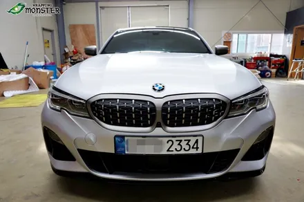 [전체랩핑] BMW 340i 사틴실버 전체랩핑 시공~!!퍼포먼스에 어울리는 최고의 컬러!! 풀랩핑도 역시 랩핑몬스터~!! / 청주 내덕동