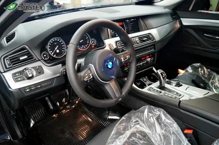 신차 PPF 작업은 역시 랩핑몬스터~!!!BMW 528i 본넷+앞범퍼+생활보호페키지 저황변PPF &사이드미러 카본&실내 브러쉬 스틸랩핑~ / 청주 내덕동