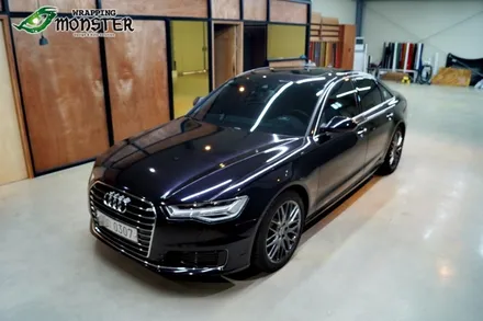 [전체랩핑] 아우디 뉴 A6 40tdi 글로스위키드 전체랩핑 시공~ / 청주 내덕동