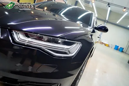 [전체랩핑] 아우디 뉴 A6 40tdi 글로스위키드 전체랩핑 시공~ / 청주 내덕동