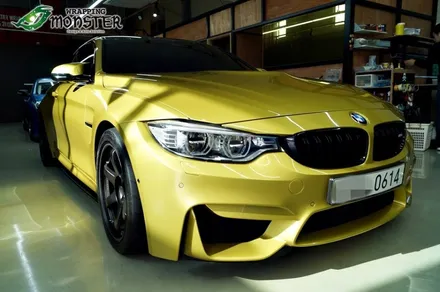 강력한 성능의 카리스마!!BMW M4 몬스터가드 PPF 프론트 페키지 시공~ / 청주 내덕동