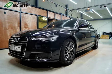 [전체랩핑] 아우디 뉴 A6 40tdi 글로스위키드 전체랩핑 시공~ / 청주 내덕동