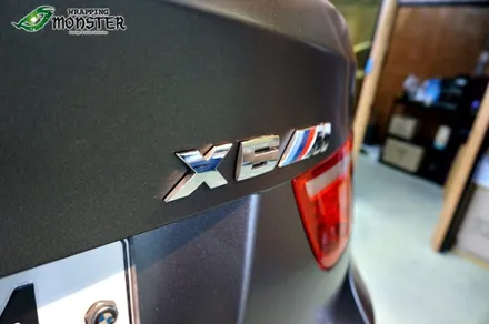 [전체랩핑] BMW X6 M 사틴 다크그레이 전체랩핑 시공~!전체랩핑 재시공도 랩핑몬스터~!! / 청주 내덕동