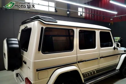 상남자에게 레알썬팅을 선물하다!벤츠 G바겐 63amg 브라부스 풀튜닝 솔라가드 HP새턴 풀썬팅&고농도 유리막 몬스터쉴드 시공~청주솔라가드,청주유리막,청주수입차전문 / 청주 내덕동