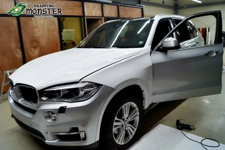 [청주전체랩핑] BMW X5 유광화이트 전체랩핑 시공~!!청주 수입차 랩핑전문시공~ / 청주 내덕동