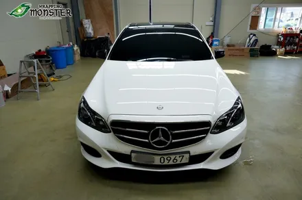 [루프스킨] 벤츠 E220 고선명 탑폴리에 루프스킨!! 최고의 루프스킨 작업은 역시 랩핑몬스터~!! / 청주 내덕동
