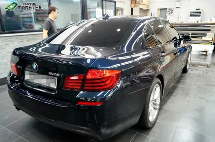 신차 PPF 작업은 역시 랩핑몬스터~!!!BMW 528i 본넷+앞범퍼+생활보호페키지 저황변PPF &사이드미러 카본&실내 브러쉬 스틸랩핑~ / 청주 내덕동
