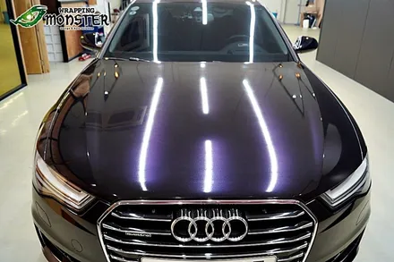 [전체랩핑] 아우디 뉴 A6 40tdi 글로스위키드 전체랩핑 시공~ / 청주 내덕동
