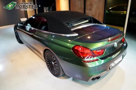 [전체랩핑]BMW 650i 카멜레온 어반정글 전체랩핑 시공~!! / 청주 내덕동