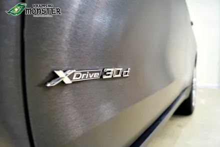 [전체랩핑] BMW X5 브러쉬블랙 전체랩핑 시공~! / 청주 내덕동