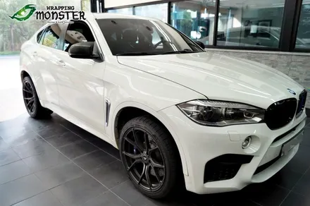 수입차 랩핑을 하려면 어디로가야 하나요? BMW X6 사이드미러 브러쉬블랙 랩핑~!수입차 랩핑전문시공점 랩핑몬스터~ / 청주 내덕동