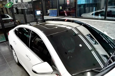 신차가 나오면 루프스킨 먼저?신형 말리부 유광블랙 루프스킨 랩핑~청주루프스킨전문~ / 청주 내덕동