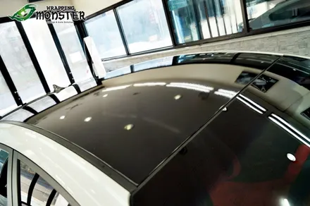 루프스킨 하면 랩핑몬스터죠~!기아 K3 유광블랙 루프스킨 랩핑~부분랩핑,랩핑전문시공 / 청주 내덕동
