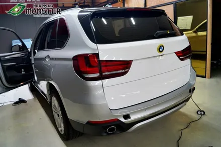 [청주전체랩핑] BMW X5 유광화이트 전체랩핑 시공~!!청주 수입차 랩핑전문시공~ / 청주 내덕동