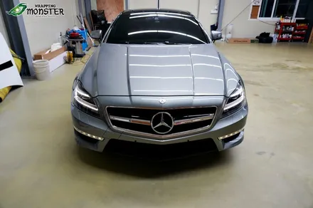 [PPF]벤츠 CLS 63AMG 앞범퍼 몬스터가드PPF 시공&유광블랙 루프스킨 시공~ / 청주 내덕동