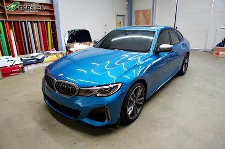 [전체랩핑] BMW 340i 사틴실버 전체랩핑 시공~!!퍼포먼스에 어울리는 최고의 컬러!! 풀랩핑도 역시 랩핑몬스터~!! / 청주 내덕동