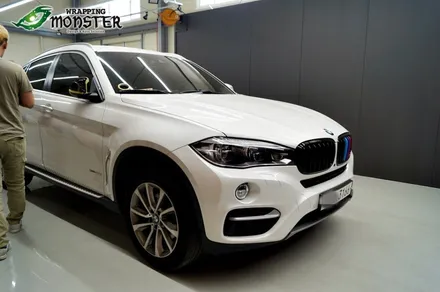 3D카본의 매력에 빠지다! 신형 BMW X6 사이드미러&휀더 가니쉬 3D카본 블랙 랩핑~!청주 수입차 랩핑전문 시공점! / 청주 내덕동