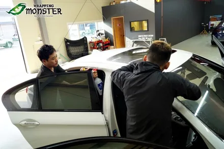 [청주PPF]프리미엄PPF 전문시공!!BMW 530i 몬스터가드 PPF 뒤휀더&사이드 스커트 재시공~!청주보호필름은 랩핑몬스터~ / 청주 내덕동