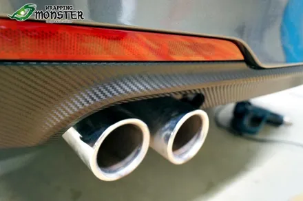 [청주랩핑]BMW 350d 디퓨져 3D카본 랩핑~청주래핑,청주카스킨전문 / 청주 내덕동