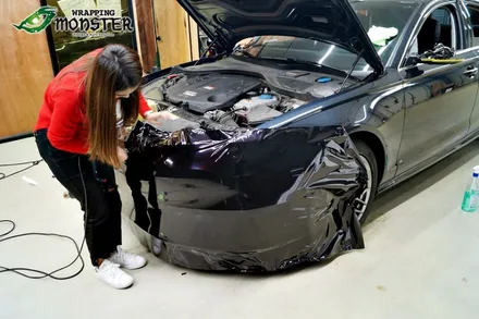 [전체랩핑] 아우디 뉴 A6 40tdi 글로스위키드 전체랩핑 시공~ / 청주 내덕동