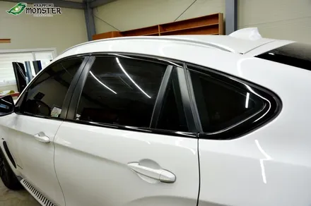 [부분랩핑] BMW X6 윈도우 몰딩 유광블랙 랩핑 시공~!청주랩핑전문점 랩핑몬스터 애드컴퍼니~ / 청주 내덕동