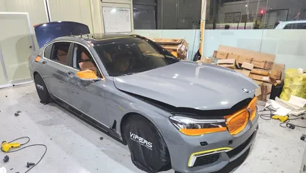 [전체랩핑] BMW740 차량 전체랩핑 시공 / 청주 내덕동