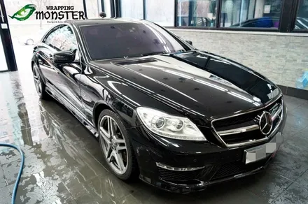 태양을 피하는 최고의 방법~!!벤츠 뉴 CL 63amg 솔라가드 차콜32 전면썬팅~! / 청주 내덕동