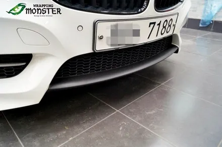 부분랩핑으로 산뜻하게 변신하기~BMW Z4 프론트립&디퓨져 무광블랙 랩핑~청주 부분랩핑,전체랩핑 전문시공 / 청주 내덕동