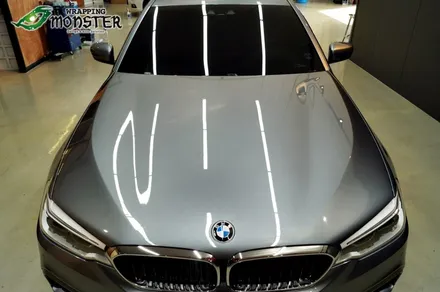 청주PPF 전문시공!! BMW 530i 몬스터가드 PPF 본넷,헤드램프,사이드미러,B필러 시공~!!청주수입차PPF는 랩핑몬스터에서~ / 청주 내덕동