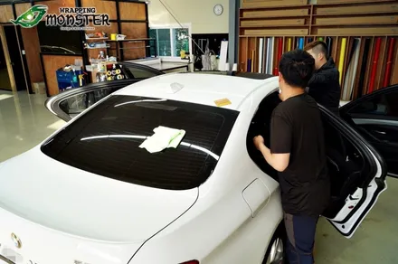 [청주PPF]프리미엄PPF 전문시공!!BMW 530i 몬스터가드 PPF 뒤휀더&사이드 스커트 재시공~!청주보호필름은 랩핑몬스터~ / 청주 내덕동
