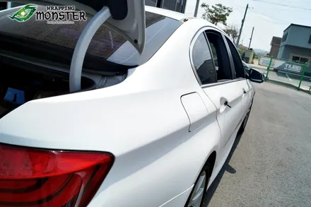 [랩핑필름제거] BMW 520d 전체랩핑 제거~전체랩핑제거/저가형필름제거 / 청주 내덕동