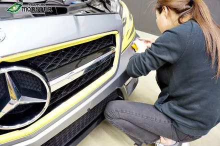 [PPF]벤츠 CLS 63AMG 앞,뒤 범퍼+라이트 몬스터가드PPF & 테일램프 스모그 필름 시공~!! PPF 시공도 랩핑몬스터~! / 청주 내덕동