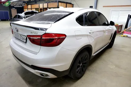 [부분랩핑] BMW X6 윈도우 몰딩 유광블랙 랩핑 시공~!청주랩핑전문점 랩핑몬스터 애드컴퍼니~ / 청주 내덕동